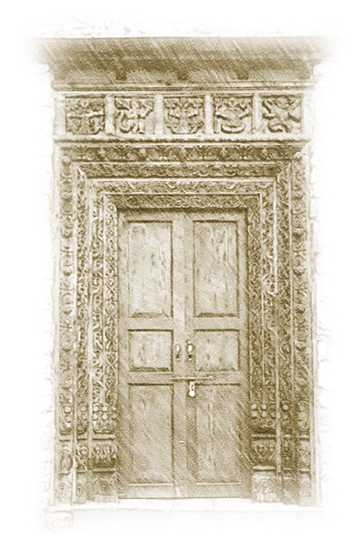 Handcrafted traditional Wooden Door